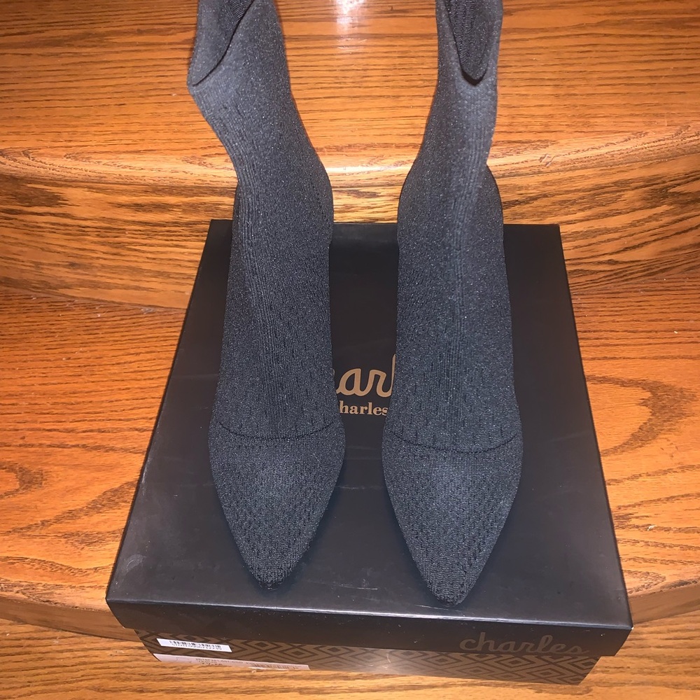 Charles David ankle stretch fabrics booties
